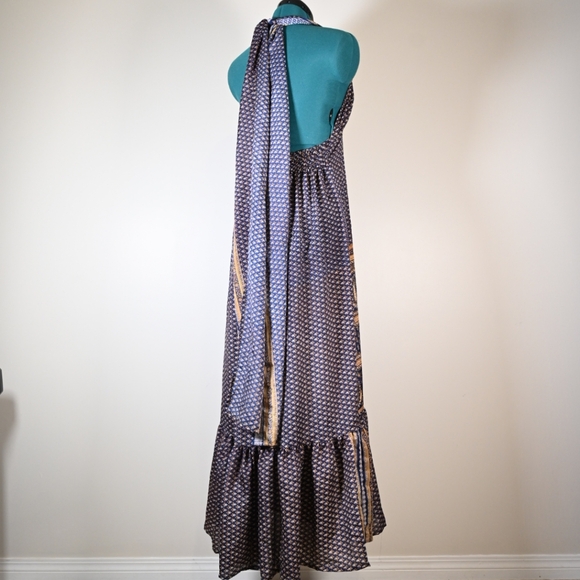 Silk Boho Maxi Dress - Picture 2 of 2